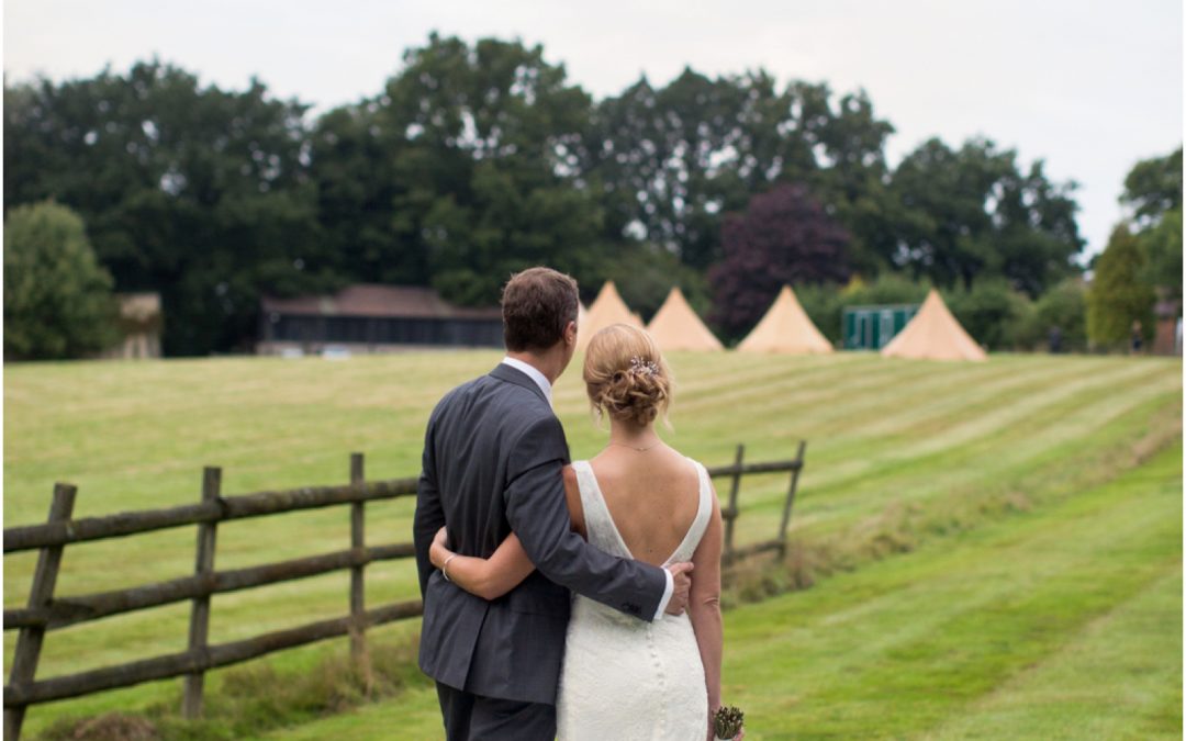 Elinor and Mat’s wedding at Harambee House, nr Liphook, Hampshire.